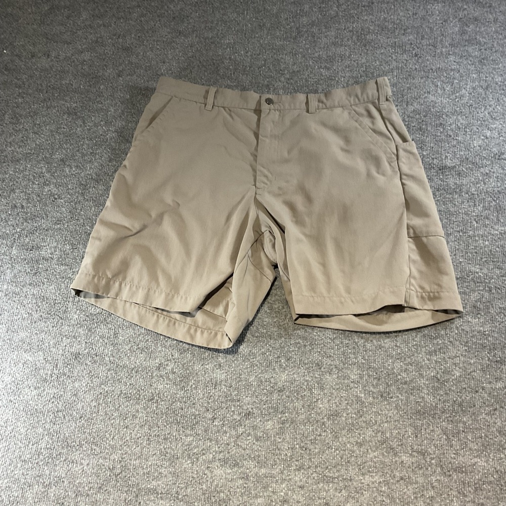 Patagonia Mens 40 Khaki Tan Nylon Hiking Shorts Utility Outdoor 9 Inseam